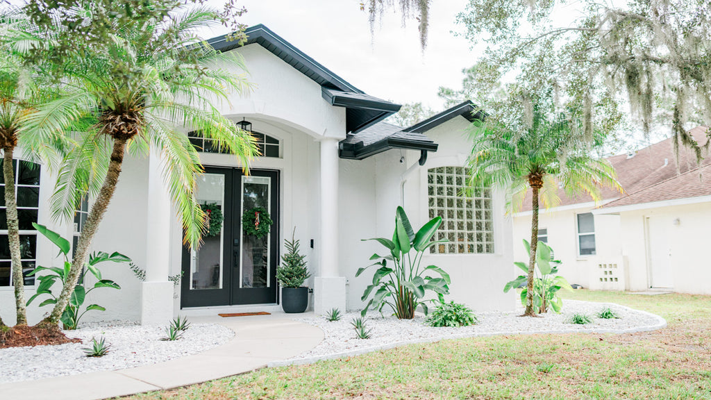 Landscape Makeover Featuring A Modern Florida Home