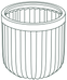 Fluted