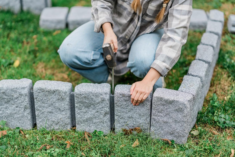 Landscape Edging Anchor Stakes — Steel Spikes (10-Pack)