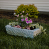 Small Graystone Trough Planter