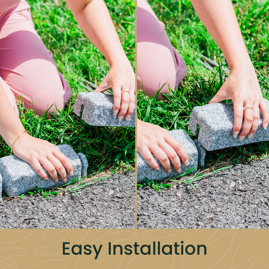 Faux Edging Bricks - 4-foot section