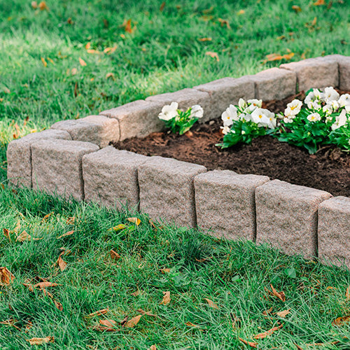 Faux Stone Edging Blocks - 4-foot section