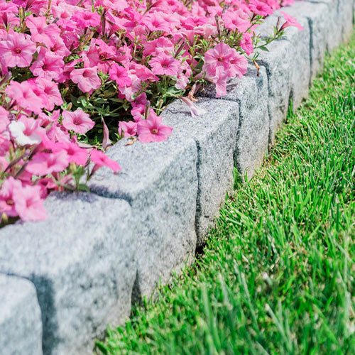 Faux Stone Edging Blocks - 4-foot section