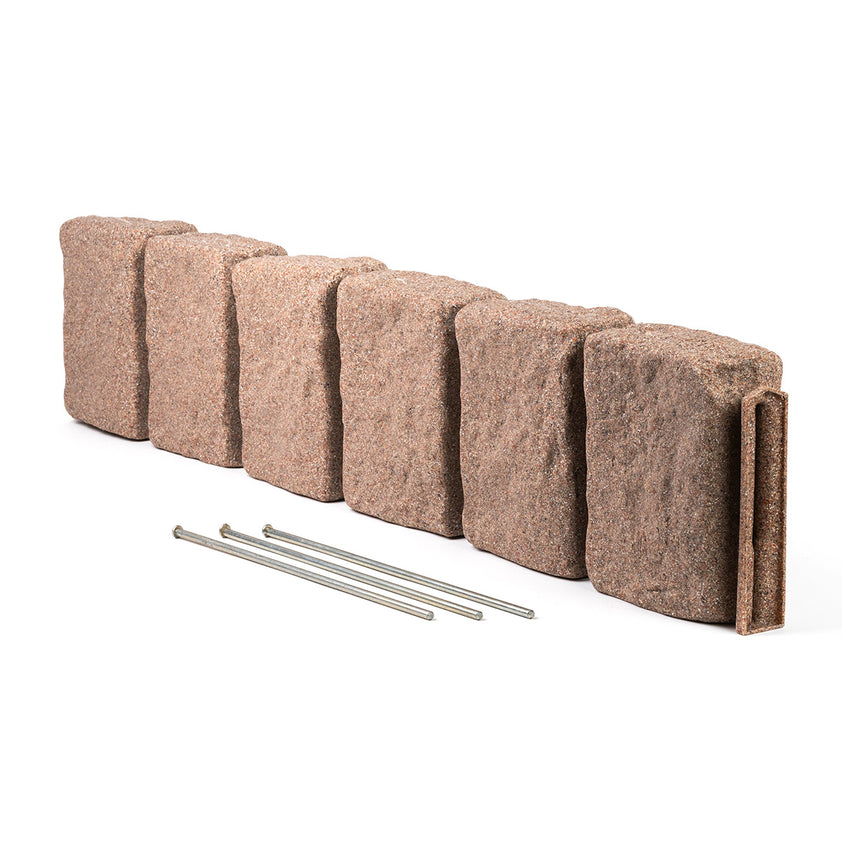 Faux Stone Edging Blocks XL - 4-foot section – Beuta