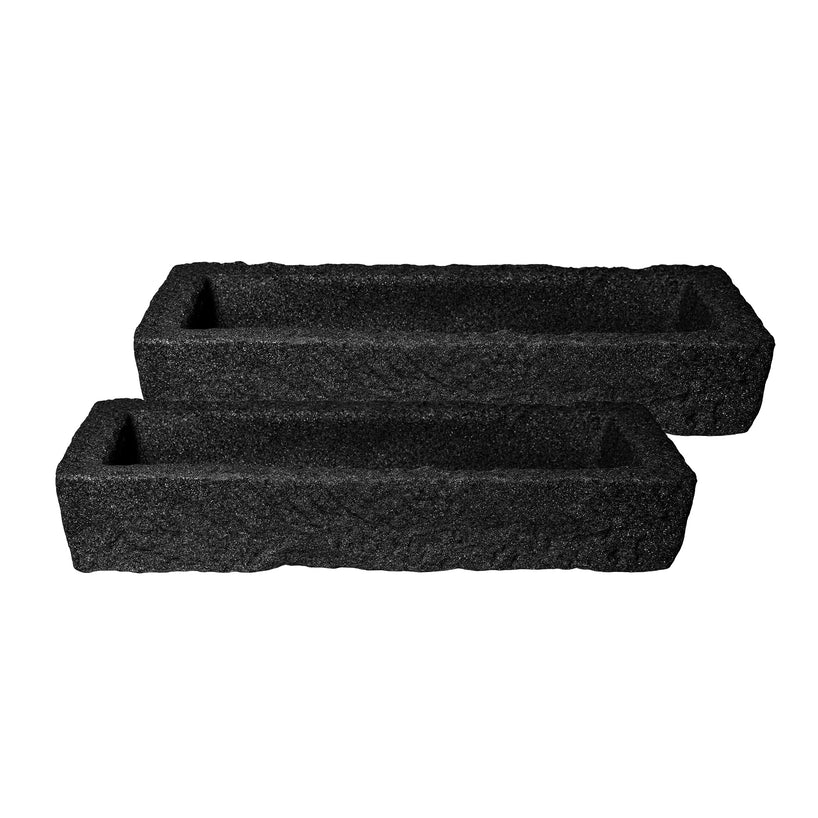 Large Charcoal Trough Planter