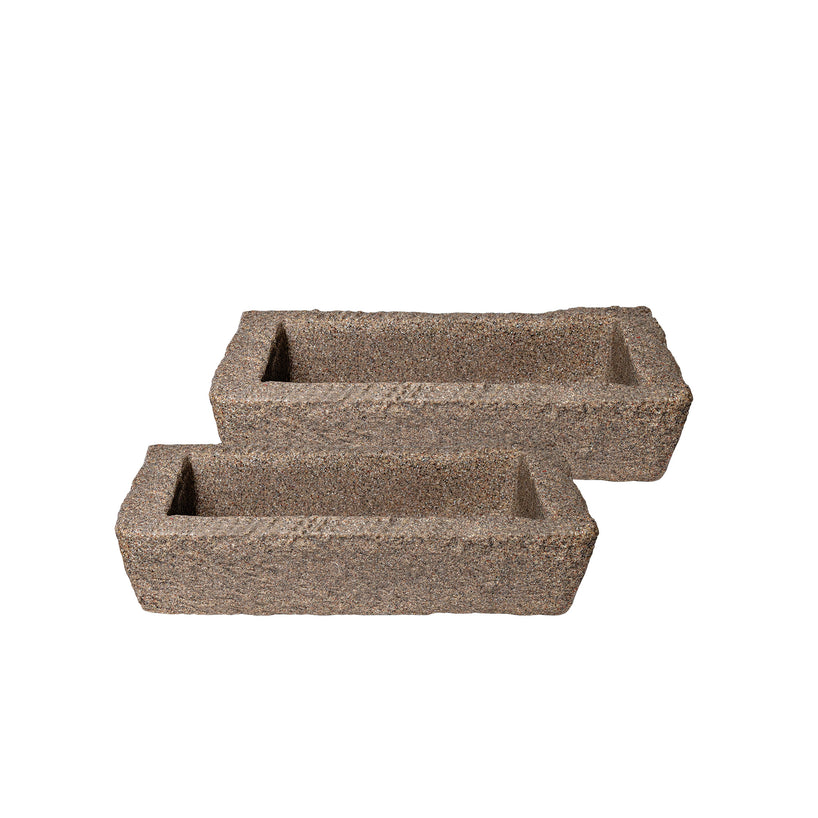 Medium SandStone Trough Planter