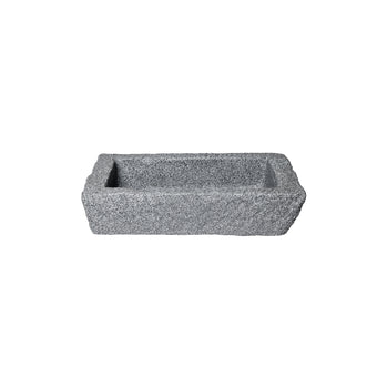 Medium Graystone Trough Planter