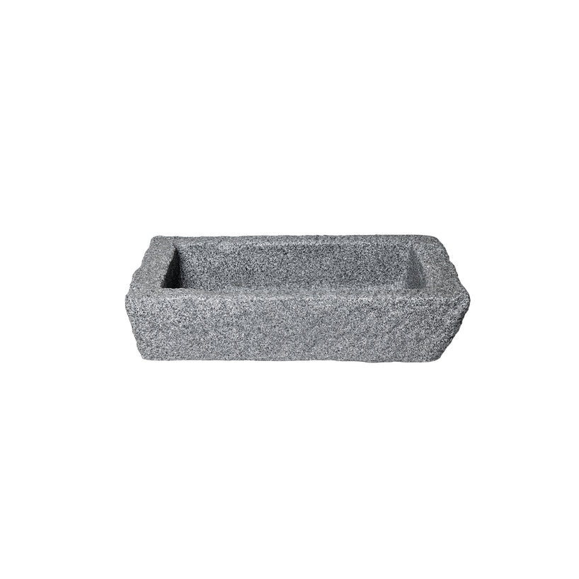 Medium Graystone Trough Planter