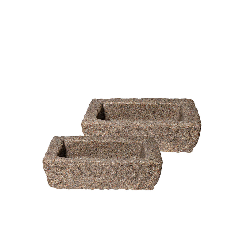 Small SandStone Trough Planter